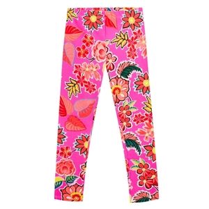 Pink Tropical Print Leggings sz 2T NEW